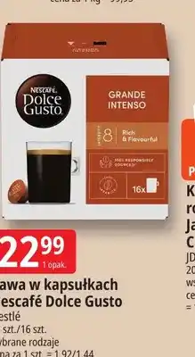 E.Leclerc Kawa w kapsułkach Nescafé Dolce Gusto Grande Intenso oferta