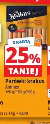E.Leclerc Parówki z piersi kurczaka Krakus oferta