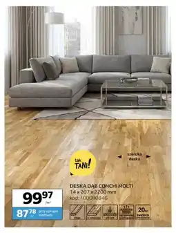 Komfort Deska Dąb Conchi Molti 14x207x2200 mm Barlinek oferta