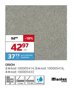 Komfort Wykładzina elastyczna Orion Lentex oferta