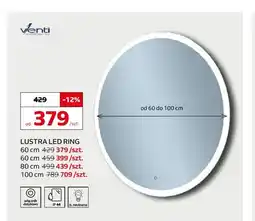 Komfort Lustro LED Ring 60 cm Venti oferta