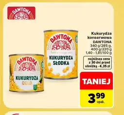 Carrefour Market Kukurydza konserwowa Dawtona oferta