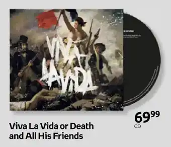 Płyta CD Viva La Vida or Death and All His Friends Coldplay