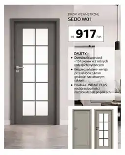 Komfort Drzwi wewnętrzne Sedo W01 Pol-Skone oferta