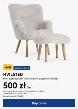 JYSK Fotel z podnóżkiem Hvilsted oferta