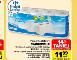 Carrefour Market Papier toaletowy Carrefour oferta
