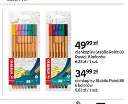 Empik Cienkopisy Stabilo Point 88 6 kolorów oferta