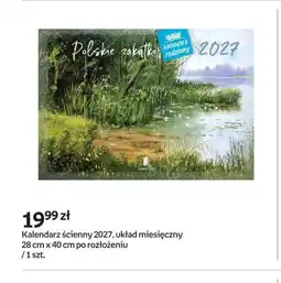 Empik Kalendarz ścienny 2027 Polskie zakątki Lucrum oferta