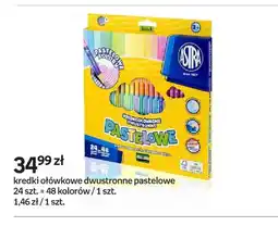 Empik Kredki ołówkowe dwustronne pastelowe Astra oferta