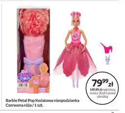Empik Lalka Barbie Petal Pop Kwiatowa niespodzianka Czerwona róża oferta