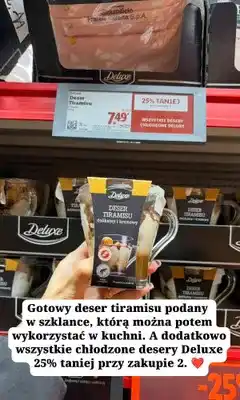 Lidl Deser tiramisu Deluxe oferta