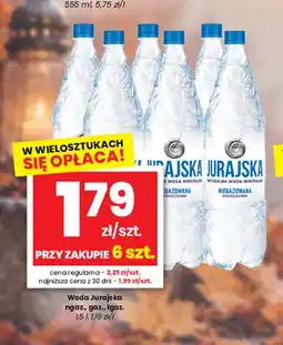 EMMA market Woda mineralna Jurajska niegazowana oferta