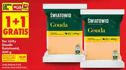 Biedronka Ser żółty Gouda Światowid oferta