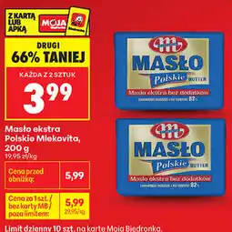 Biedronka Masło ekstra Polskie Mlekovita oferta