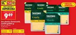 Biedronka Ser w plastrach Morski, Gouda Światowid, 2x250 g/500 g oferta