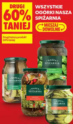 Biedronka Wszystkie ogórki Nasza Spiżarnia oferta