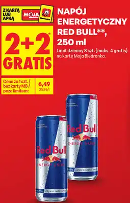Biedronka Napój energetyczny Red Bull oferta