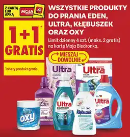Biedronka Wszystkie produkty do prania Eden, Ultra, Kłębuszek oraz Oxy oferta