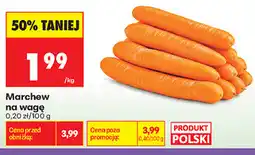 Biedronka Marchew na wagę oferta