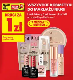 Biedronka Wszystkie kosmetyki do makijażu Niuqi oferta