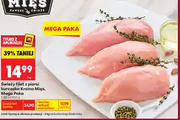 Biedronka Świeży filet z piersi kurczaka Kraina Mięs, Mega Paka oferta