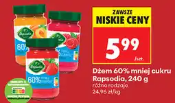 Biedronka Dżem 60% mniej cukru Rapsodia oferta