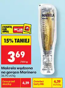 Biedronka Makrela wędzona na gorąco Marinero oferta