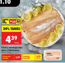 Biedronka Filet z mintaja bez skóry Marinero oferta