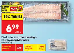 Biedronka Filet z dorsza atlantyckiego z Grenlandii Marinero oferta