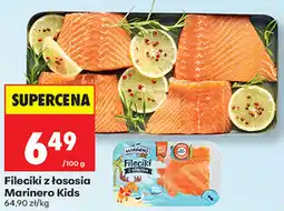 Biedronka Fileciki z łososia Marinero Kids oferta