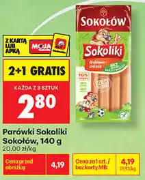 Biedronka Parówki Sokoliki Sokołów oferta