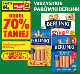 Biedronka Wszystkie parówki Berlinki oferta