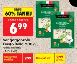 Biedronka Ser gorgonzola Gusto Bello oferta