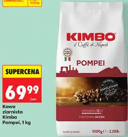 Biedronka Kawa ziarnista Kimbo Pompei oferta