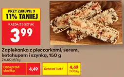Biedronka Zapiekanka z pieczarkami, serem, ketchupem i szynką oferta