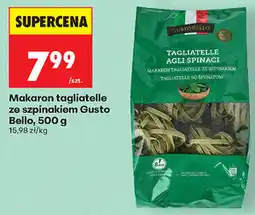 Biedronka Makaron tagliatelle ze szpinakiem Gusto Bello oferta