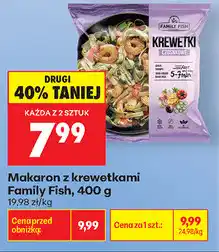 Biedronka Makaron z krewetkami Family Fish oferta