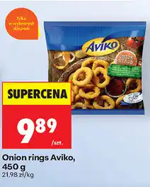 Biedronka Onion rings Aviko oferta