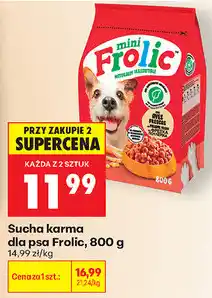 Biedronka Sucha karma dla psa Frolic oferta