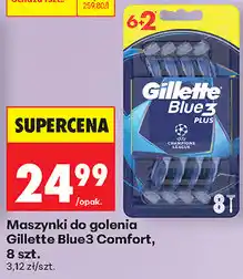 Biedronka Maszynki do golenia Gillette Blue3 Comfort, 8 szt oferta