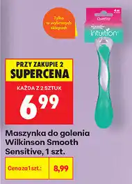 Biedronka Maszynka do golenia Wilkinson Smooth Sensitive, 1 szt oferta