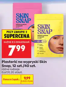 Biedronka Plasterki na wypryski Skin Snap, 12 szt./40 szt oferta