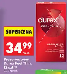 Biedronka Prezerwatywy Durex Feel Thin, 12 szt oferta