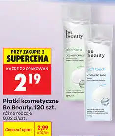 Biedronka Płatki kosmetyczne Be Beauty, 120 szt oferta