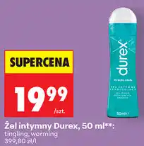 Biedronka Żel intymny Durex oferta