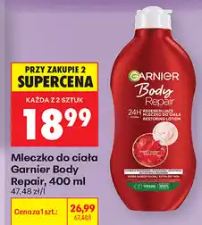 Biedronka Mleczko do ciała Garnier Body Repair oferta