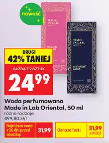 Biedronka Woda perfumowana Made in Lab Oriental oferta