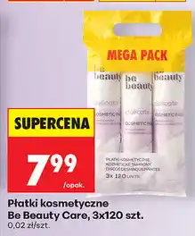 Biedronka Płatki kosmetyczne Be Beauty Care, 3x120 szt oferta