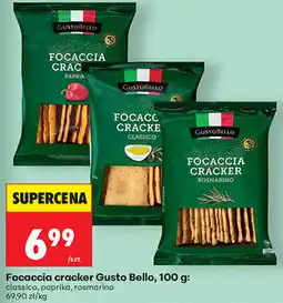 Biedronka Focaccia cracker Gusto Bello oferta