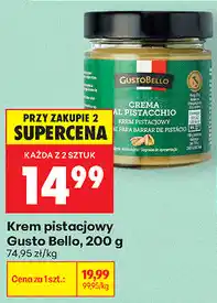 Biedronka Krem pistacjowy Gusto Bello oferta